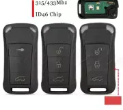 2/3/4 Buttons Folding Smart Remote Car Key Fob 315/433Mhz ID46 Chip Half-Smart