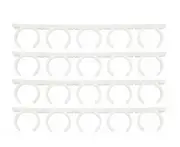 4X Kitchen Spice Gripper Strip Jar Rack Organiser Storage Holder Wall Cabinet