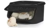 Tupperware Garlic Smart Storage Keeper Container Bin Black 8.3L BPA FREE New