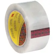 3M 355 Carton Sealing Tape, 3.5 Mil, 2" x 55 yds., Clear, 36/Case