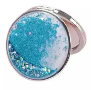 Blue Compact Make Up Mirror