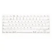 Translucent Colorful Silicone Keyboard Protective Film For Macbook13.3 15.4 European Version Swedish WHITE COLOR