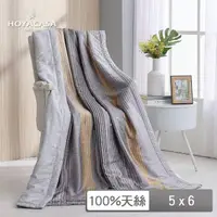 在飛比找momo購物網優惠-【HOYACASA】100%萊賽爾天絲涼被-極簡主義(單人1