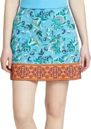 Lady Hagen Women's Scarf Golf Skort, Size 16, Scarf Print Multi