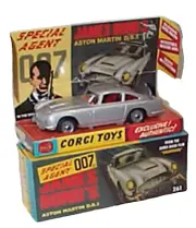 Corgi reissue 261 Aston Martin DB5 James Bond 007 Special Agent Brand New !-43