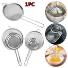 Kitchen Tools Sieve Stainless Steel Colander Flour Strainer Mesh Sifter