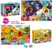 180 Pieces Junior Jigsaw Puzzle Kids Jigsaw Learning Puzzle Shaped Floor Puzzle