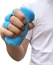 Palm Grip Finger Contracture Cushion with Finger Separator for Contractures, Palm Cone Hand Therapy to Prevent Skin Breakdown