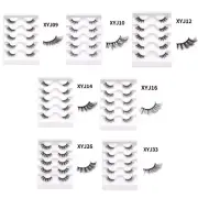 Half Lashes Natural Eye Wispy False Eyelashes Strip Lashes Fake Eyelashes