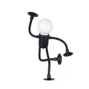 Changeable Shape Funny Sportsman Night Light,2024 Newest DIY Shape Night Lights Black