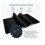ANYMOB Mouse Pad Red Pink 1000X550X3MM Minimalist Desk Gaming Laptop Desk Pad