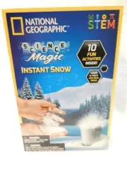 Snow Making! National Geographic Science Magic Instant Snow 10 Fun Activities