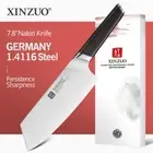 New 7.8'' Cleaver Knife GERMAN1.4116 Steel Kitchen Knives Ebony Handle