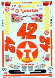 Wetworks WW96 #42 Havoline Bristol 2003 Jamie McMurray 1/24 Nascar decal