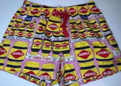 NEW WITH TAGS LADIES PETER ALEXANDER VEGEMITE SHORTS SIZE LARGE