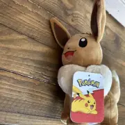 Eevee Pokémon 9" Plush (Stuffed Animal) Jazwarees. NEW.