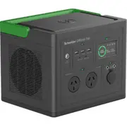 APC OffGrid Portable Power Station 500, 120V, 517Wh Lithium-ion, LCD, 3 NEMA, Sinewave, 3 USB-A, 2 USB-C, Wireless Charger