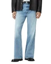 John Varvatos Silas Straight Fit Jeans in Powder Blue