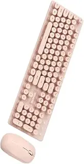 ARTIBETTER Simple Wireless Keyboard Quiet Keyboard and Mouse for Laptop Ergonomic Grip 10m Long Distance