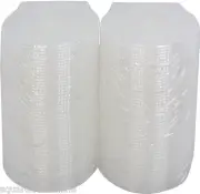 (100) CD Cases - Thin 4.2mm Clear Clam Shell Style - Flexible DVD Disc Holders