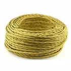 3 Core Retro Twisted Fabric Braided Cable Lighting Flex Cord Electrical Vintage