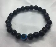 Evil Eye Beaded Bracelet Unisex Stretch Protection & Blessings New 1758