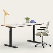 Recess Active Bundle | Ergonomic Chair Desk | Home Office Furniture Packages, Eucalypt / Small - 120W x 70D (cm) / Whitewash/Black