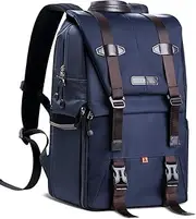 RAYWE Multi-Functional Camera Bag Waterproof Camera Backpack Large Capacity Camera Travel Bag with 15.6 Inch Laptop Compartment Tripod Holder for Women Men Photographers