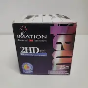 3M High Density Diskettes 25-pack IBM-Formatted DS HD 3.5" Floppy Disks 44154