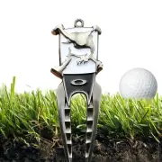 Pitch Mark Repair Divot Repair Tool Integrated Magnetic Putting Aid Ball Marker