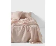 Linen House Pure Linen Rose Sheet Set