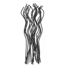 20Pcs Reed Diffuser Sticks, 28cm/11" Wavy Refill Stick, Black