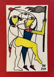 original art MR. STARRY signed by Kentucky artist Hanna Wright PEPSI OOAK FOLK