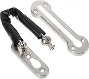 TEHAUX Heavy Duty Stainless Steel Door Chain Lock Sturdy Theft Door Bolt for Added Security Elegant Design Suitable for Home Interiors Durable Polished Finish for Use