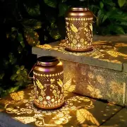 Hummingbird Solar Lanterns Outdoor Waterproof Lantern Garden Decor Gifts for ...