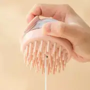 1PC Silicone Shampoo Scalp Shower Body Washing Hair Massage Brush C-ln
