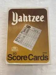 Vintage Yahtzee Score Cards 1978, In box, Score Pads, 56 Cards.