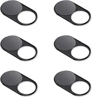 Upgrade Magnetic Webcam Cover, [6-Pack] CloudValley 0.023 inch Metal Camera Cover Slide for Mac, iPad, MacBook Pro, MacBook Air, Laptops, PC/Computer, Tablets, Web Blocker Protect Your Privacy
