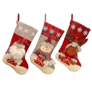 Christmas Stocking Bags 3pcs Cute Christmas Stockings,Christmas Stocking