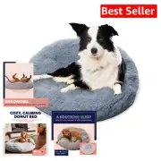 Premium Portable Dog Bed – Plush Calming Couch for Medium to Large Dogs