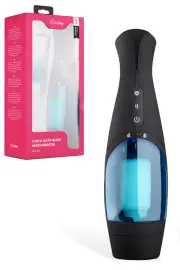 Easy Choice Auto Blow 10.8" Thrusting Masturbator & Lube Gift Set