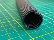 3/4" Split Loom Wire Tubing, Black Flexible Plastic Sleeve, Tube, SELECT LENGTH