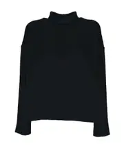 roll-neck knitted jumper XS,M Black