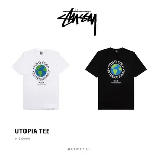 ☆ETW☆【台中店】STUSSY Utopia Tee 地球 短T 短袖 現貨