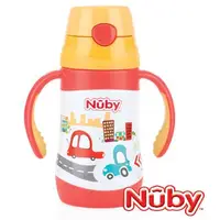 在飛比找蝦皮購物優惠-NUBY 不鏽鋼防漏水杯/保冷保溫6小時/280ML/360