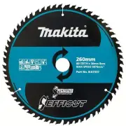 MAKITA 260mm 60T TCT Circular Saw Blade for Wood Cutting - Mitre Saws - EFFICUT