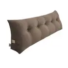 180cm Coffee Triangular Wedge Bed Pillow Headboard Backrest Bedside Tatami Cushi