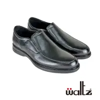 在飛比找momo購物網優惠-【Waltz】寬楦 空氣鞋 舒適皮鞋 真皮紳士鞋 休閒鞋(4