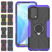 For OnePlus Nord N200/Nord CE 5G Case Magnetic Ring Armor Shockproof Stand Cover