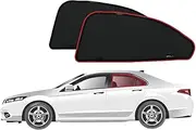 Genuine SNAPSHADES Car Rear Window Shades for Honda Accord Euro Sedan | Acura TSX (2008-2014)